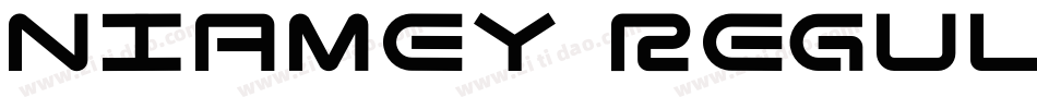 Niamey Regular字体转换